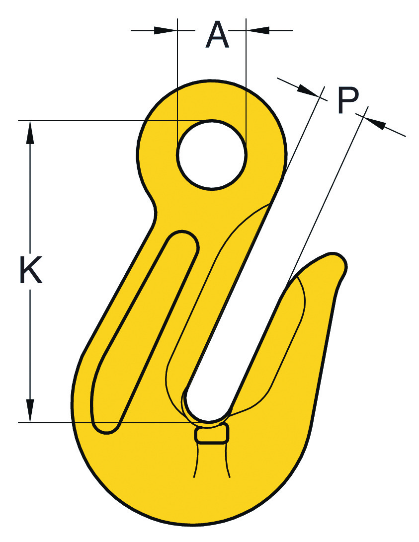 8-041 Eye Grab Hook Diagram 1